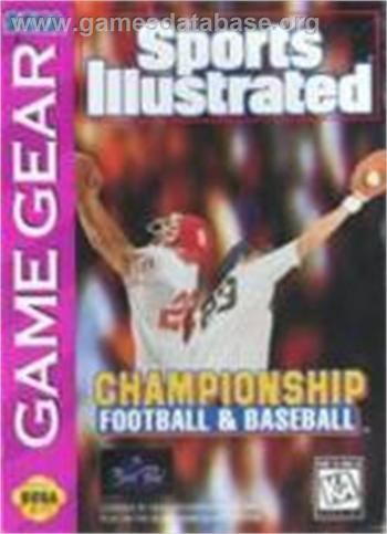 Cover Sports Illustrated Championship Football & Baseball for Game Gear